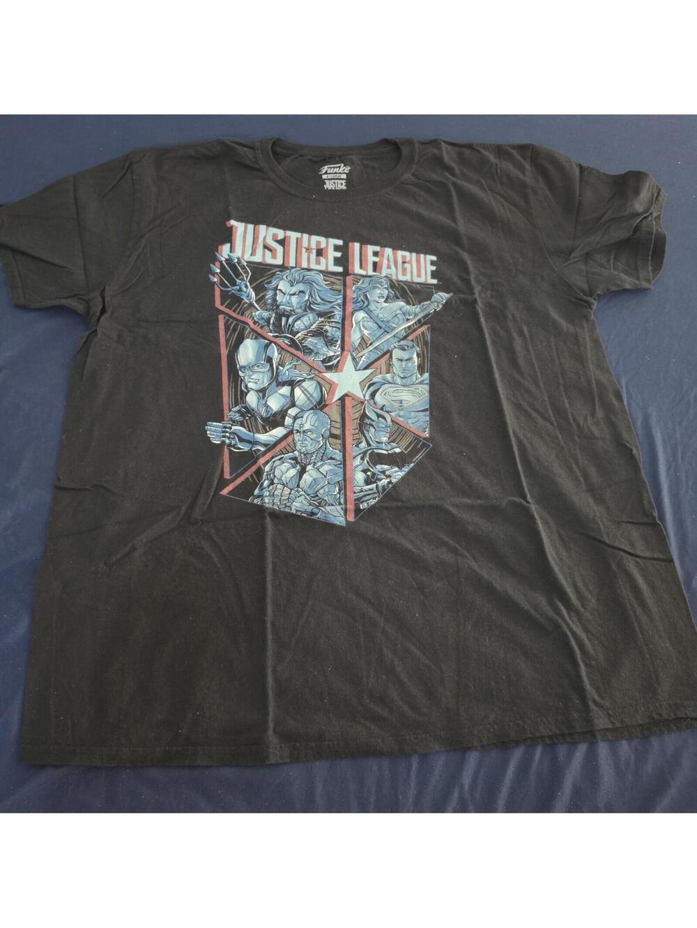 Justice League Black Graphic T-Shirt funko